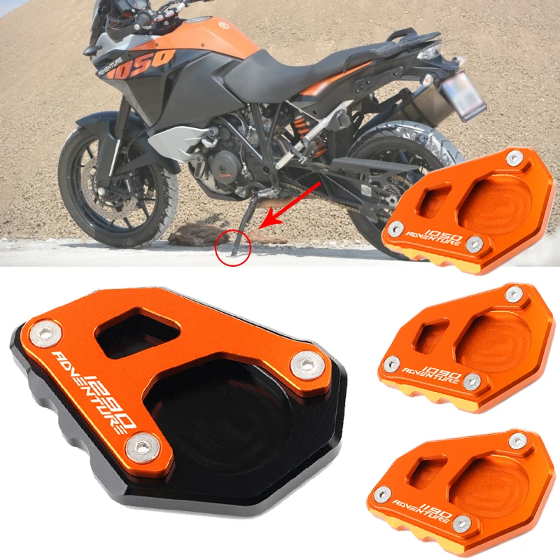 2026 explosions For KTM Adventure 1050 1090 1190 1290 Motorcycle Kickstand Foot Side Stand Extension Pad Support Plate