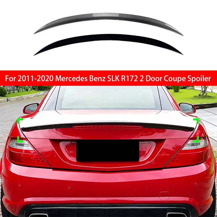 

Для Mercedes Benz SLK R172 Coupe автомобильный задний спойлер, крыло багажника, губа, хвост багажника, спойлер, отделка, автоаксессуары 2011-2020