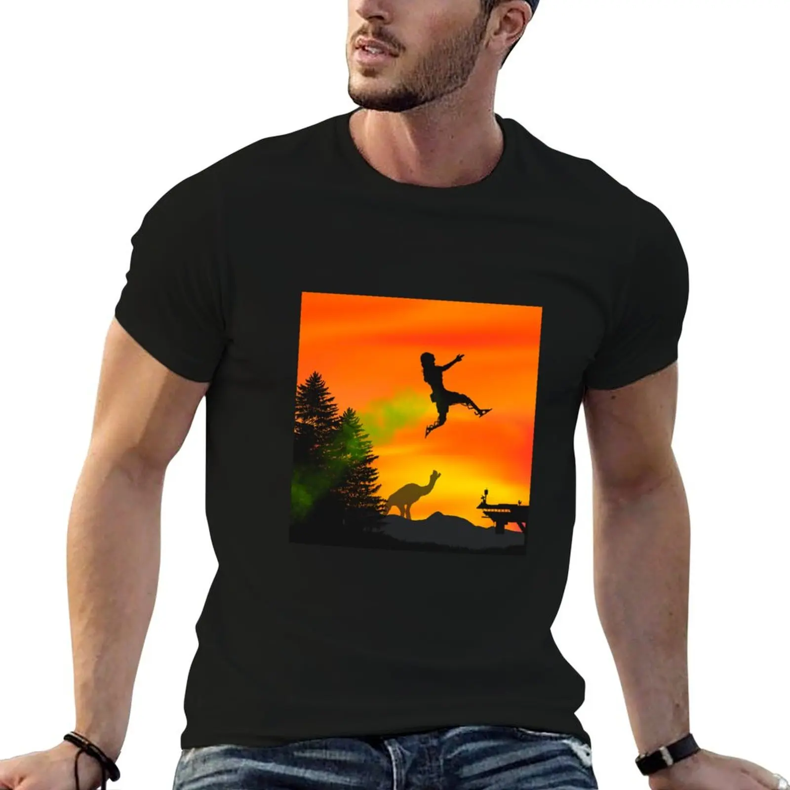 Octane silhouette T-Shirt Utility Work Short Sleeve Top