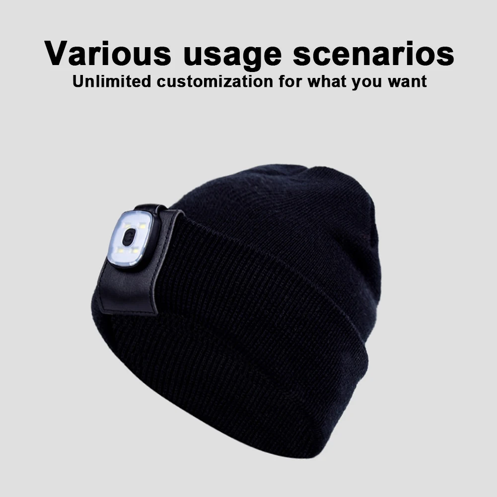 LED Clip Flashlight USB Charging LED Running Lights Multifunction Lightweight Warning Lights for Night Walking Fishing