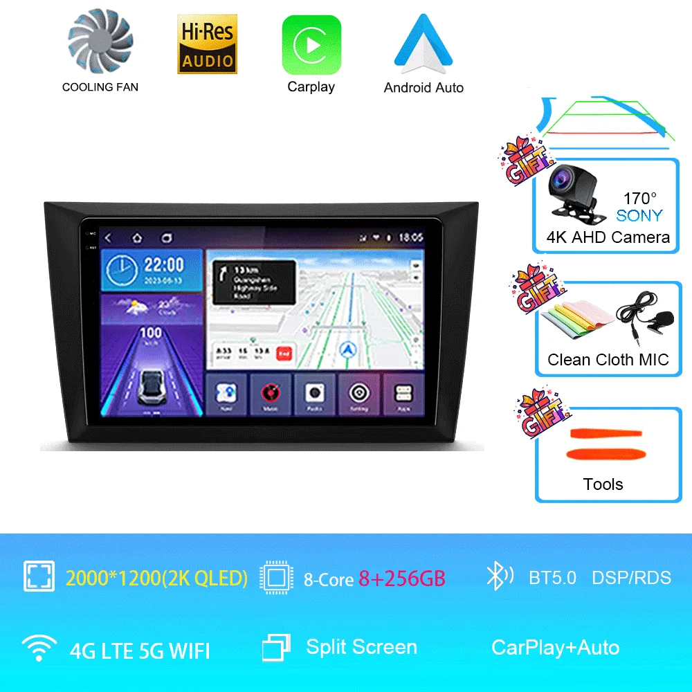 Android 16 autoradio voor Volkswagen VW Golf 6 MK6 GTI 2008-2016 draadloze Carplay autoradio multimediasysteem 4G DSP 2 Din