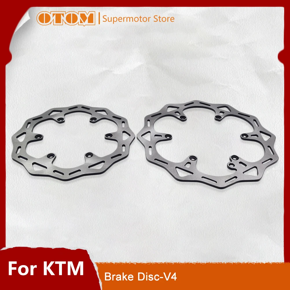 

Тормозные диски OTOM для мотоцикла 260 мм/220 мм, передние и задние тормозные диски с 6 отверстиями, стальной диск для KTM HUSQVARNA HUSABERG GASGAS SXF EXC TE FE MCF