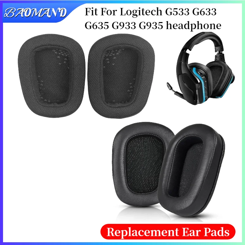 

Replacement Earpads For Logitech G533 G633 G635 G933 G935 Headphone Ear Pads/Earpads Ear Cushions