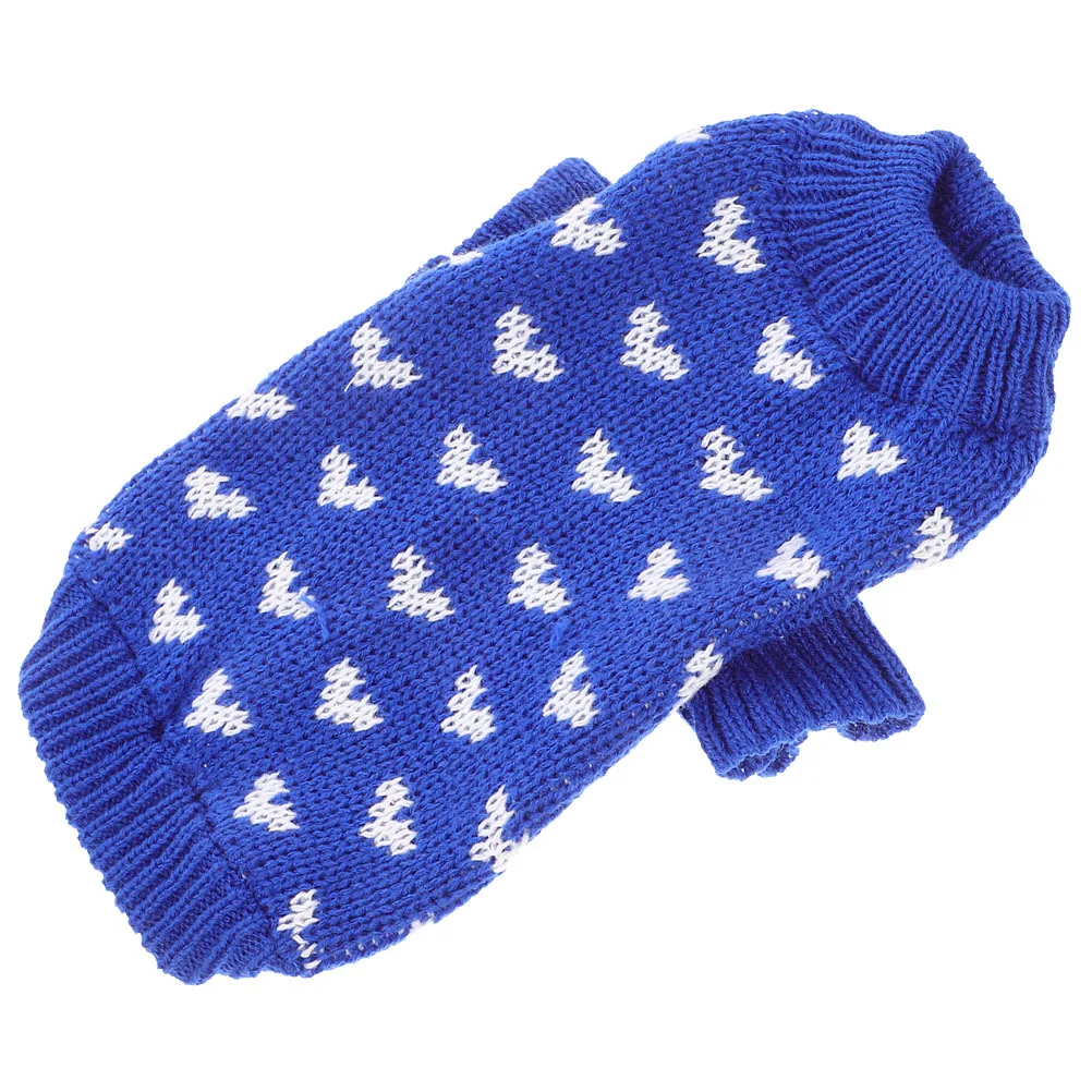 

Xl Size Valentine's Day Dog Sweater Heart Style Warm Acrylic Knitted Puppy Vest Breathable Winter Clothes Dog Sweater