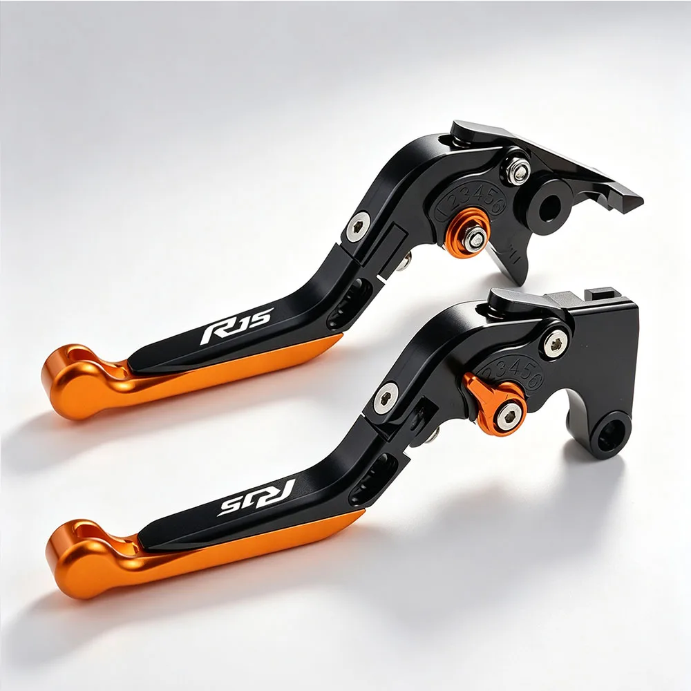 For Yamaha R15 V3 Indian/Chilean 2017-2021 Motorcycle Adjustable Folding Brake Clutch Levers CNC Aluminum Multi Kit Set