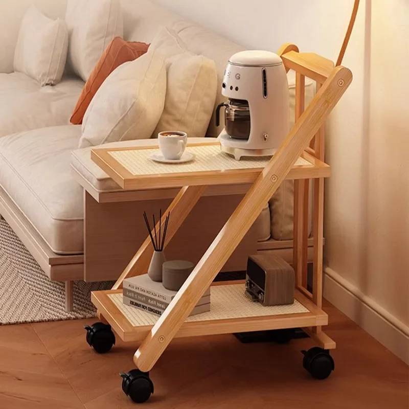 Kitchen Cart Furniture Home Trolley Snack Beauty Salon Grocery Organizer Push Dolly Cabinet Rolling Auxiliary Serving Storage