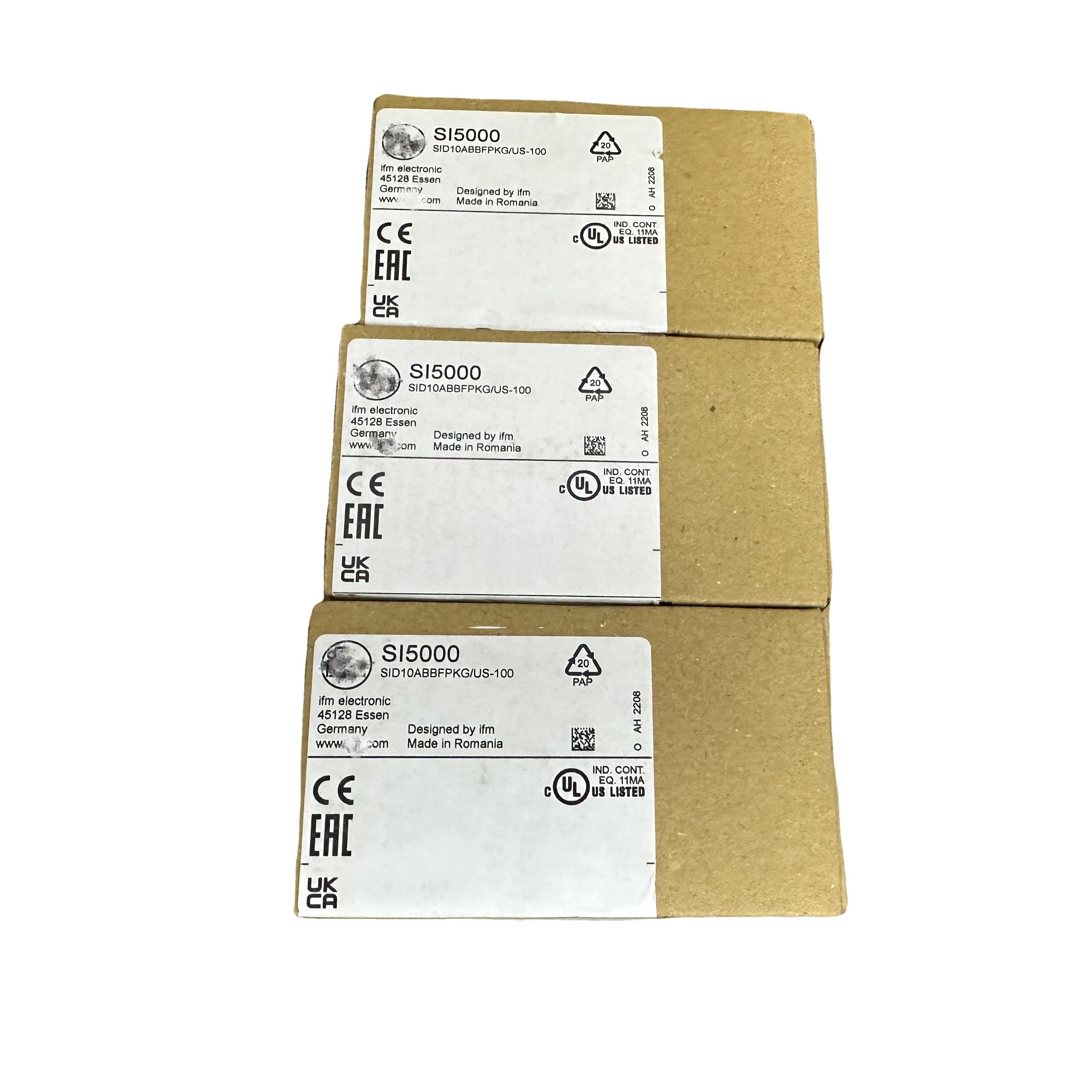 

New & Original SI5000 IFM Electronic Flow Monitor Sensor SID10ABBFPKG/US-100