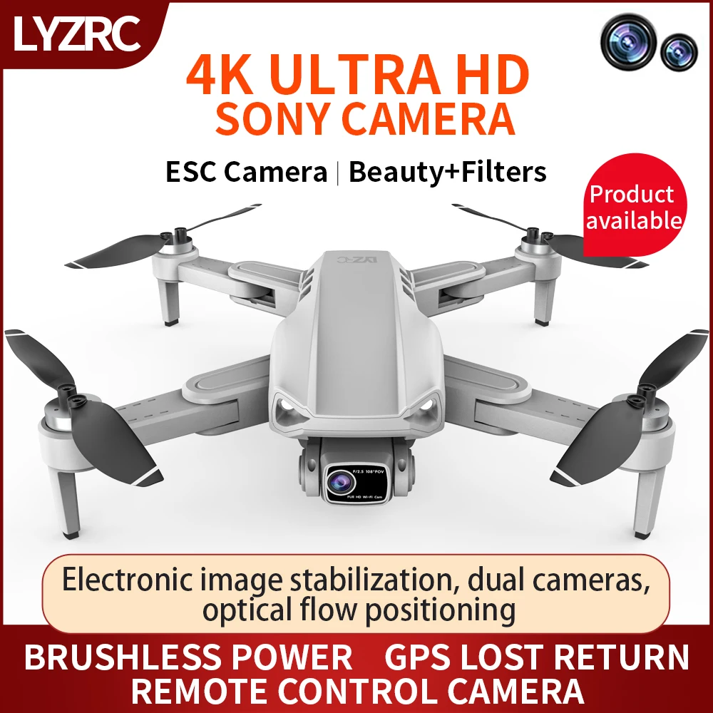 L900 PRO SE Bezszczotkowy Dron z Silnikiem Bezszczotkowym 4K Profesjonalny z GPS 5G WIFI FPV Fotografia Lotnicza Składany Dron RC Zabawki Quadcopter
