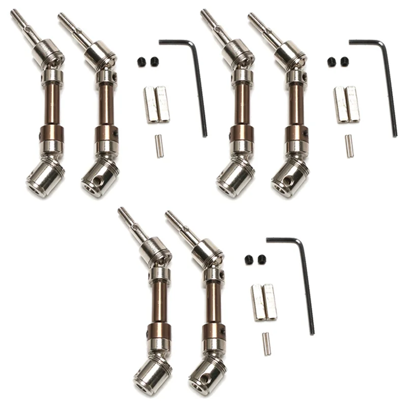 MACH-6X CVD 前輪ユニバーサルドライブシャフトアクセサリー Wltoys 12428 12423 12427 1/12 RC カーアップグレードパーツ