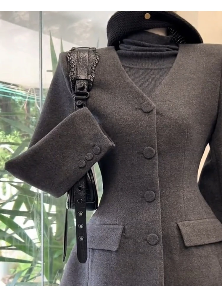 Ele ey Suit Jaet Early Autumn Small Fraance Sle Faionable 2025 New Arrival Unique Beautiful Top for Women