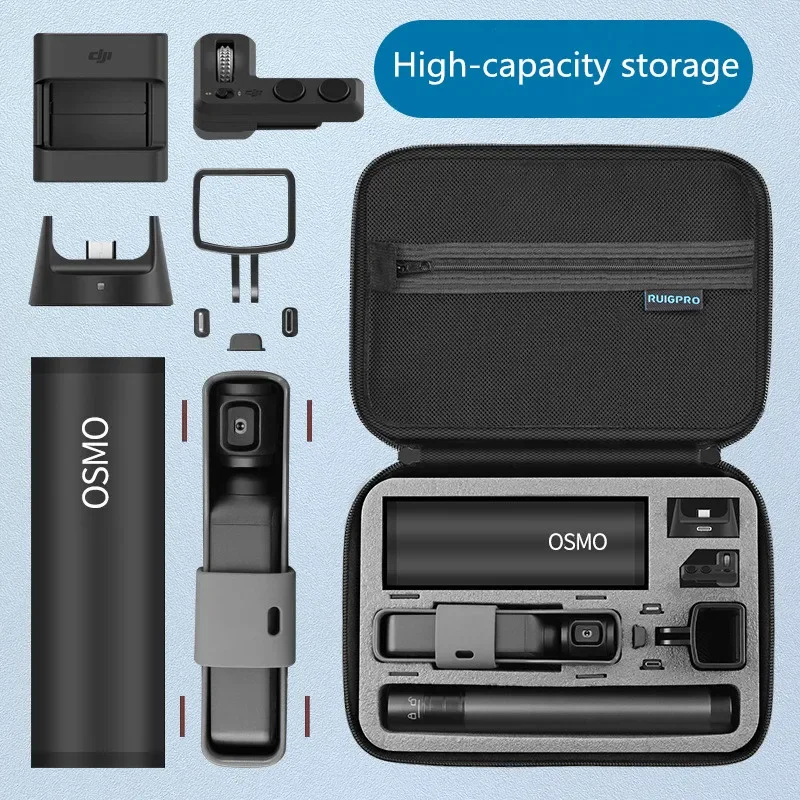 Карманная сумка для хранения ручной карданной камеры Osmo, портативная цифровая коробка, чехол для переноски DJI OSMO Pocket 1/Pocket 2, аксессуары