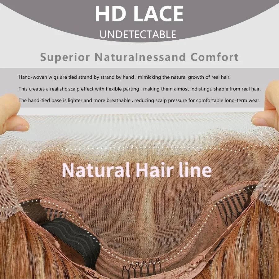 سوكو 13x6 العسل شقراء الدانتيل الجبهة الباروكات قبل قطعها 4 27 تسليط الضوء على طويل مستقيم الدانتيل شعر مستعار أمامي ياكي الاصطناعية غلويليس البني و #4