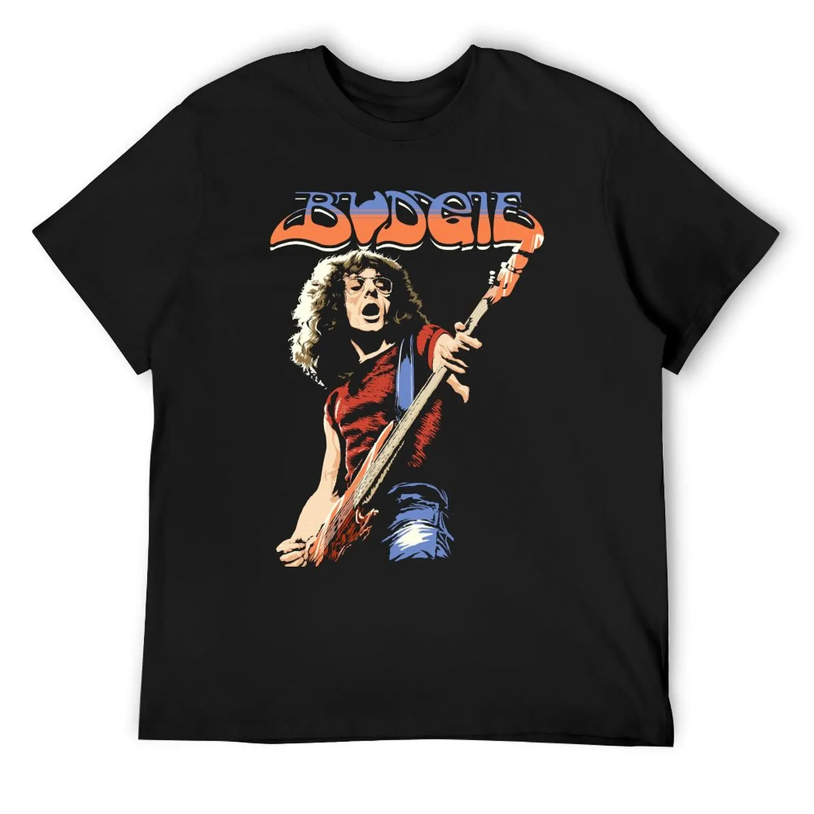 

Budgie Band Burke Shelley Guitar v2 T-Shirt