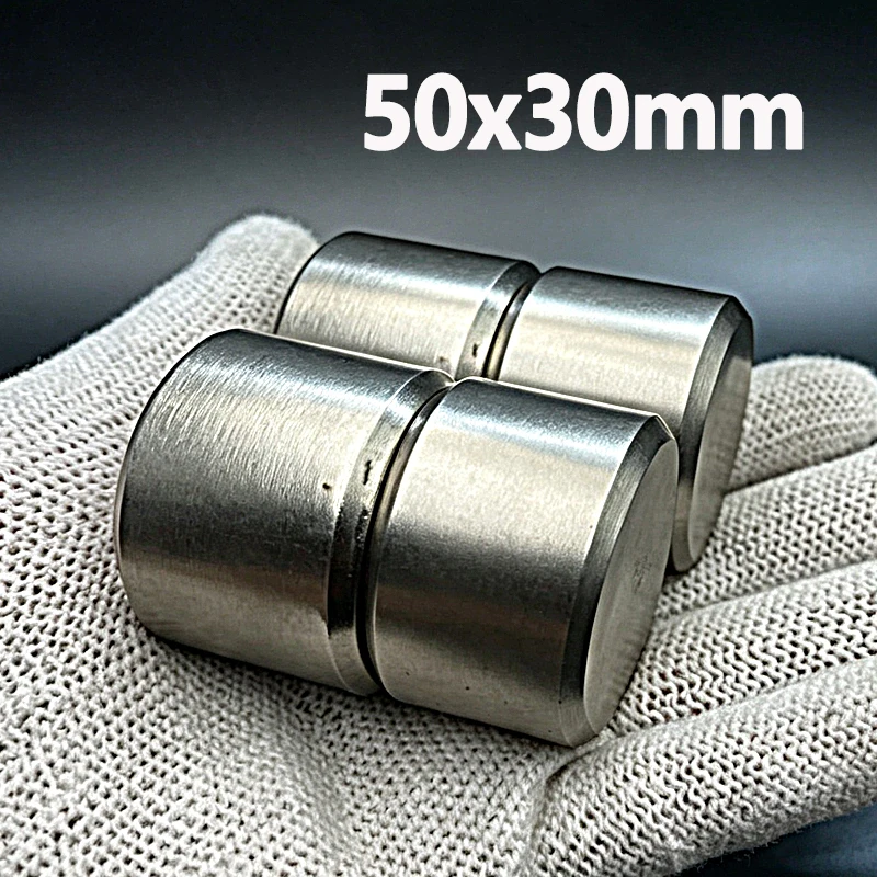 50x30mm Magnet N35 NdfeB Permanent Magnetic Imanes 50*30mm Magnet Accessory 1pc Round Shape Neodymium Magnet