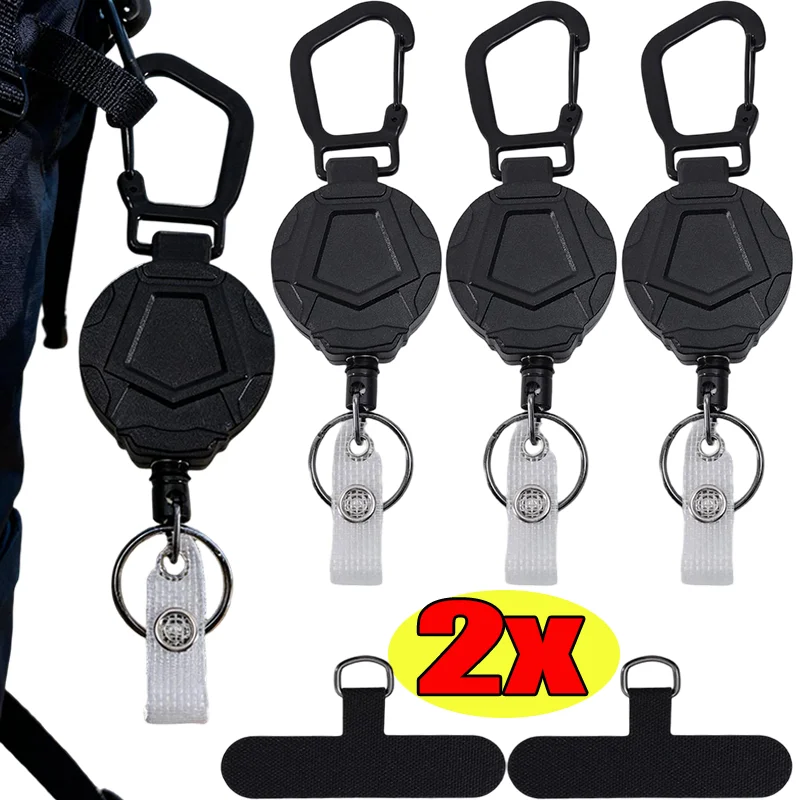 

Telescoping Phone Strap Anti Drop Anti Theft Lanyard Adjustable Retractable Cord for Hiking Outdoor Activities Durable Alloy