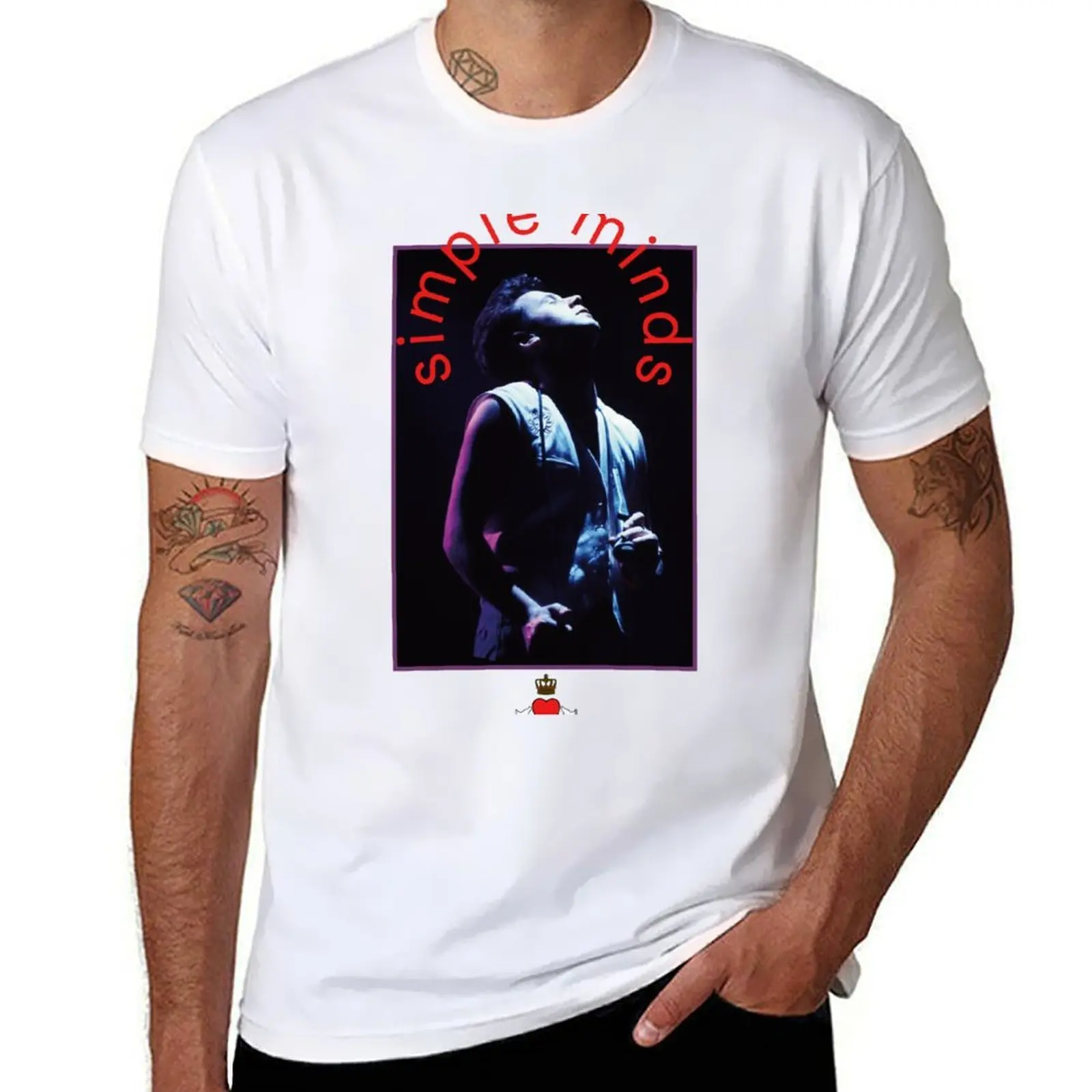 Simple Minds - Verona T-Shirt Lightweight Print T-Shirt
