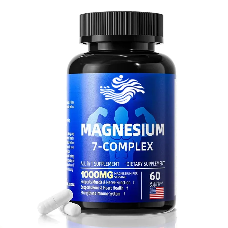 

Магниевый глицин 7 в 1, лимонная кислота, ячечная кислота, челют, татур, огранитет цинкового асфартата и витамин D3, B6 60 капсул