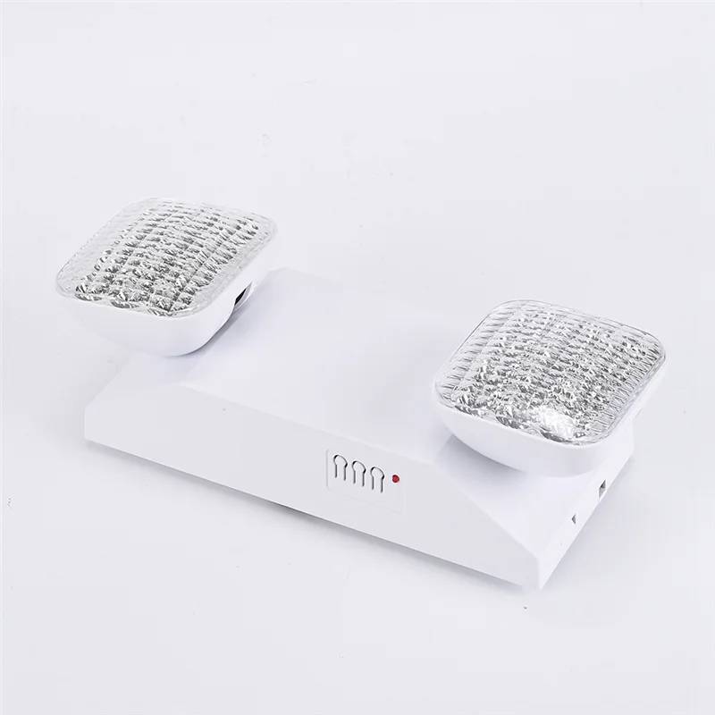 EU2C M6 LED Emergency Light Commercial Use 2 Lamps 90-Minute Battery Backup Power