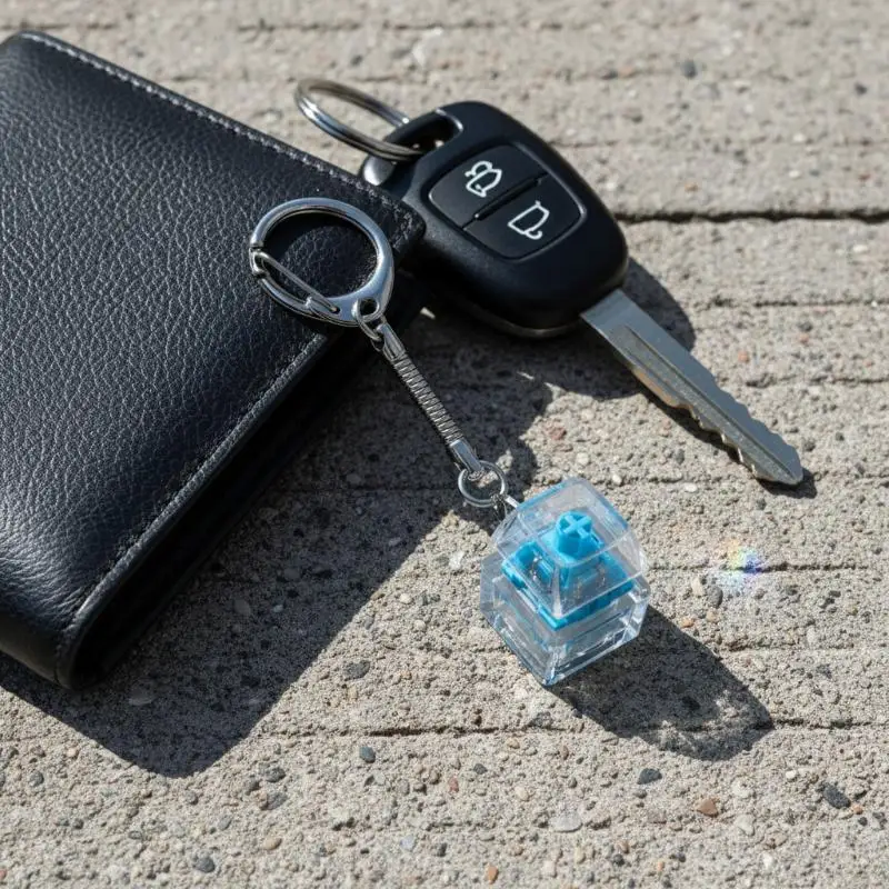 1/2/3/4/9 Key Keyboard  Toys Crystal Keycap Keychain Stress Relief Fingertip Gadget Decompression Toys Clicker  ToyHot