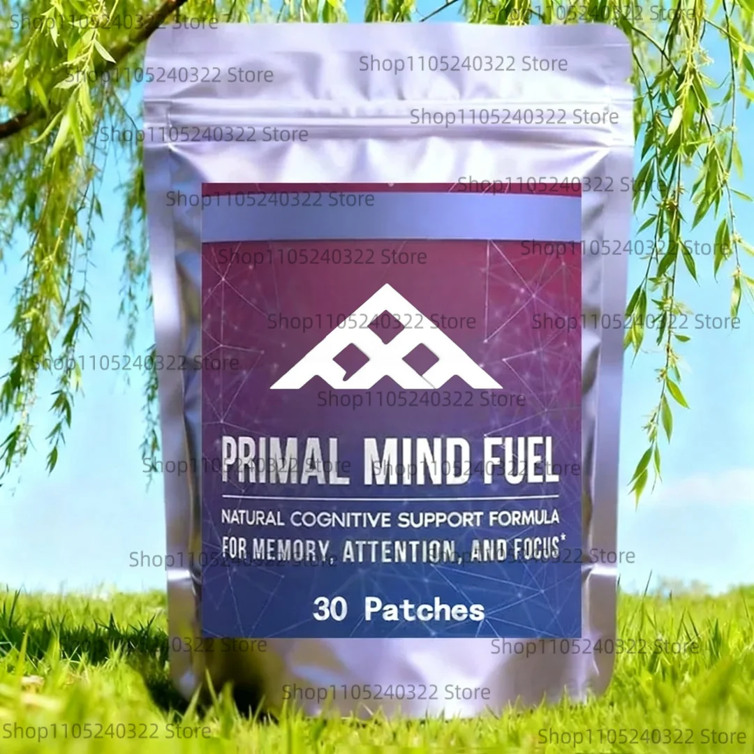 Brain Supplement By Primal Harvest, Energy, Clarity, And Brain Health 30 Patches Nootropics Brain Support