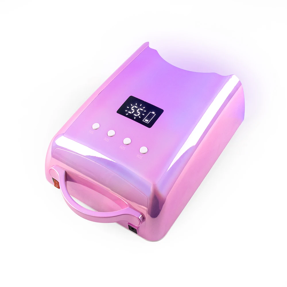 Professioneller 78 W kabelloser Pro Cure LED-Nagellacktrockner, wiederaufladbarer kabelloser Nageltrockner