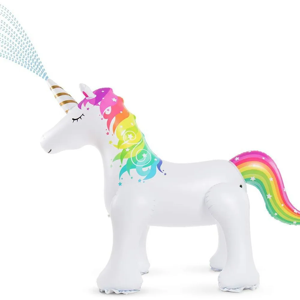 

Надувной распылитель воды Единорог Распылитель воды Игрушка Радужная арка Открытый водный плавательный слон