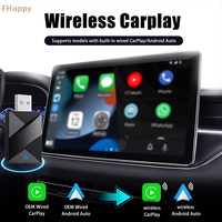 2 In 1 Wired To Wireless CarPlay AI Box Android Auto Adapter Plug & Play Connection OTA Update Universal For 99% OEM Cars Radio