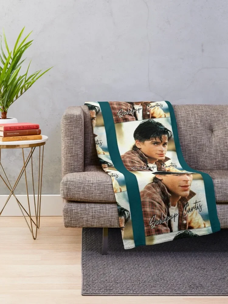 Sodapop Curtis The Outsiders 80s movie Throw Blanket funny gift christmas gifts Blankets