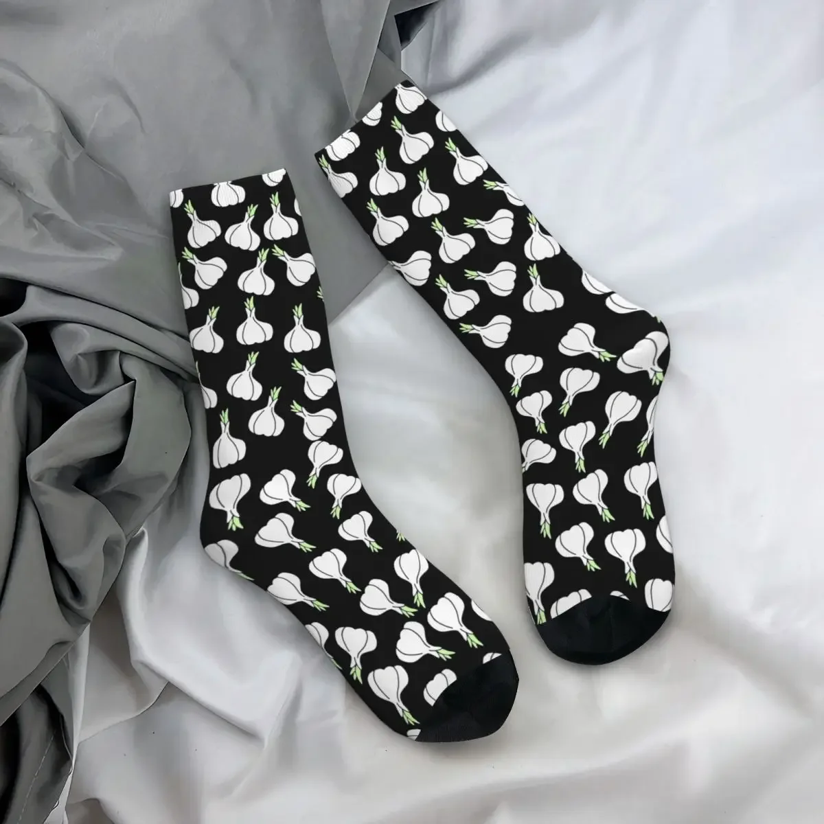 Calcetines de ajo Harajuku, medias largas de alta calidad, accesorios para todas las estaciones, regalos Unisex