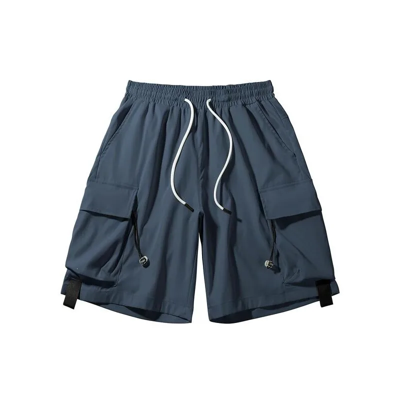 

Black Workwear Cargo Shorts for Men Cross-Border Utility Pants Black Color Spring Summer Fashion Men's Shorts