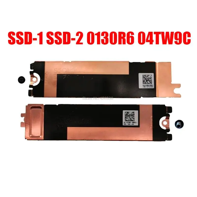 

0130R6 130R6 04TW9C 4TW9C Laptop M.2 2280 SSD-1 SSD-2 NVME Brackets Heatsink For DELL For XPS 15 9500 For Precision 5550 M5550