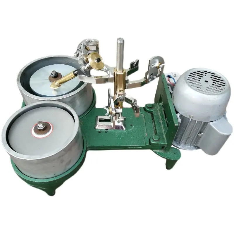 Jewelry and gemstone angle machine polishing and grinding double disc facet machine octagonal machine double head grinder