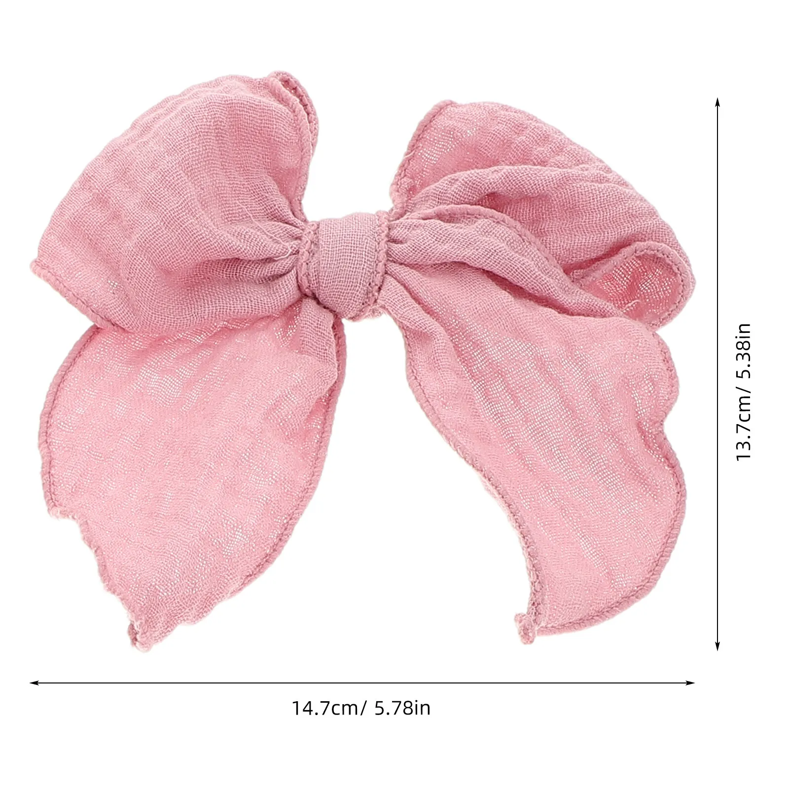 4Pcs Butterfly Bow Hair Clips Soft Fabric Comfortable Fit Perfect for Baby Girls Toddlers and Women Ideal for Casual Formal