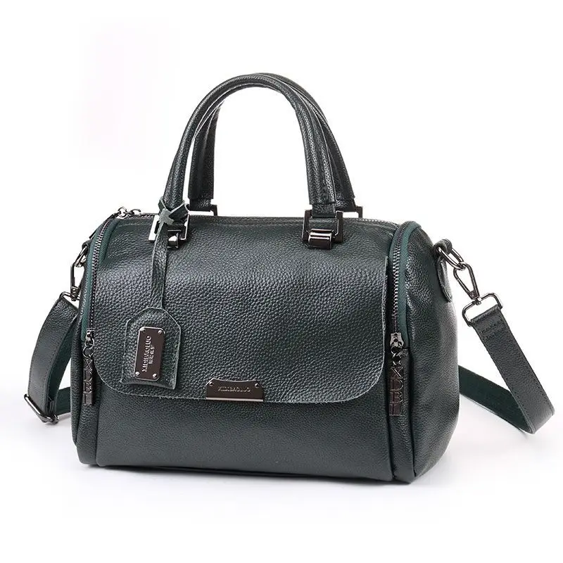 

2025 New Fashion Women Handbags Cow Genuine Leather Ladies Shoulder Bags Female Brand Luxury Real Natural Leather Crossbody Bag