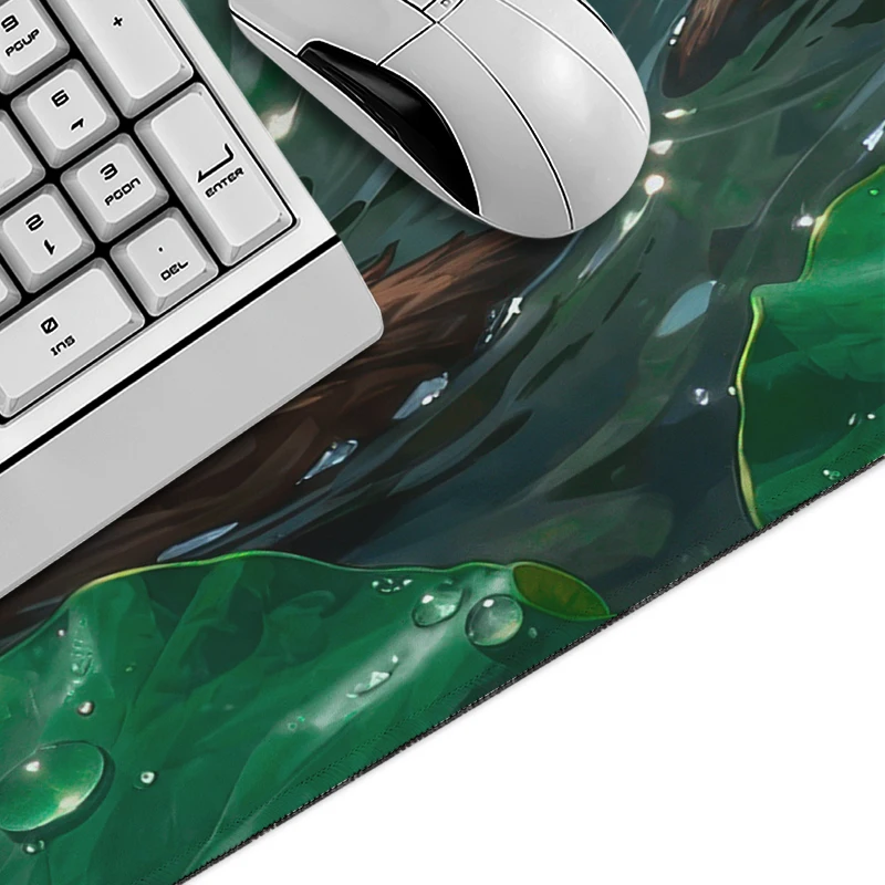 Mouse Pad Cute Otter Gaming XL Custom New Computer Mousepad XXL Mouse Mat Natural Rubber Non-Slip Soft Office Computer Mice Pad