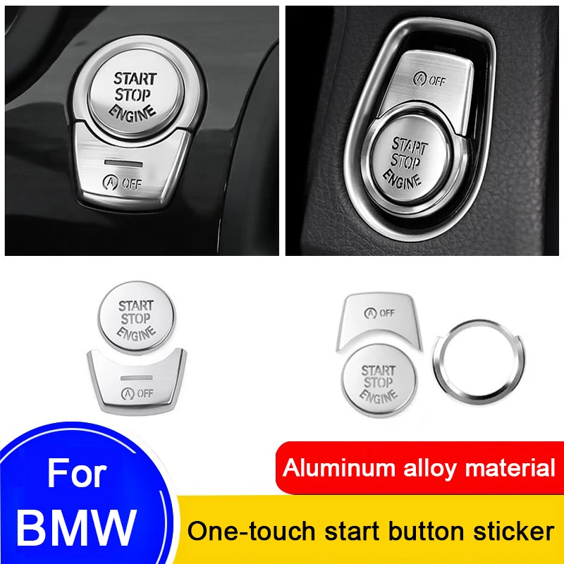 

For 1 3 4 Series 3GT X3 X4 X5 X6 F20 F21 F30 F80 F34 F31 F25 F26 F15 F85 F16 F86 Car Engine Start Stop Button Cover Trim Sticker