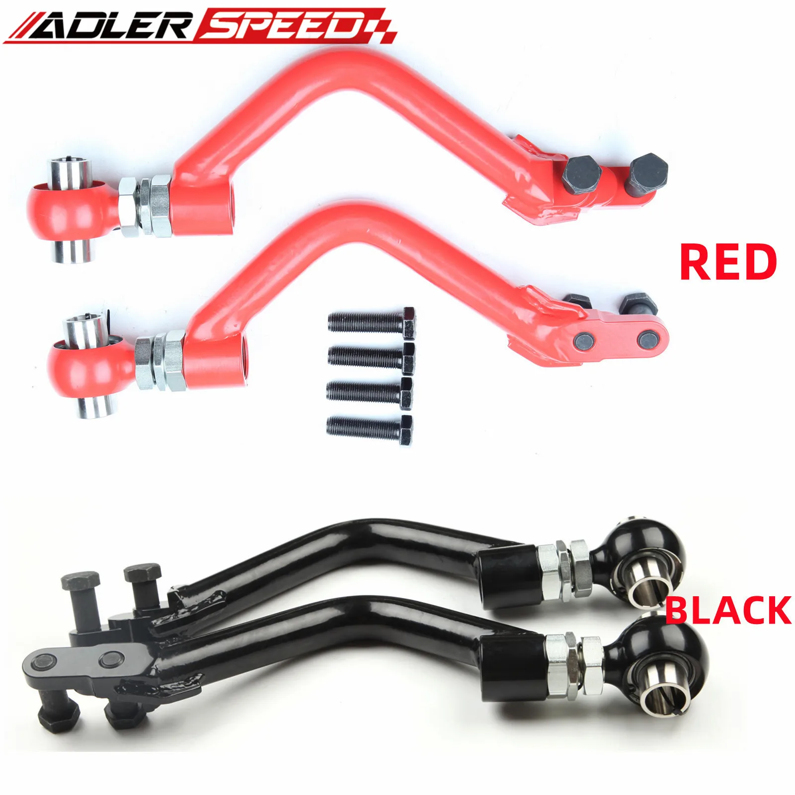 2PCS Adjustable Front Tension Rod Arms Set for Lexus IS300 (XE10) GS400 GS430 Altezza 01-05 Toyota Chaser JZX90/JZX100/JZX110