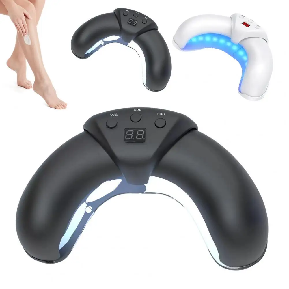 접이식 LED 네일 트리트먼트 장치 - 네일 컨디셔닝 및 유지 관리를 위한 듀얼 웨이브 광선 요법(470nm+905nm)