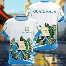 Guatemala-男性用半袖Tシャツ,3Dプリントのストリートウェア,原宿,大サイズ,ヒップホップスタイル