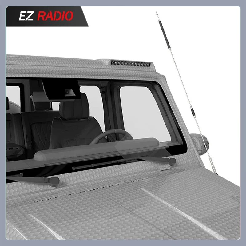 CR-8900 Antena de coche para vehículo móvil de cuatro bandas CR8900 antenas 29,6/50/144/430MHz 126cm para Walkie Talkie TYT TH-9800 Radio