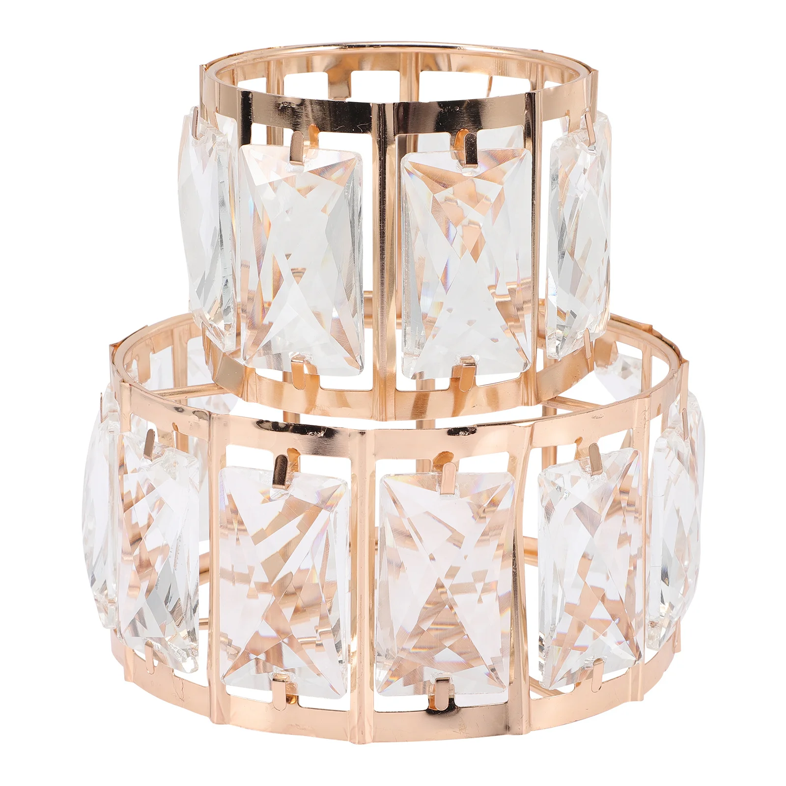 

Modern Crystal Lamp Shade for Ceiling Light Fixture with Elegant Design Sparkling Refracted Light Effect Compatible with E27 LED