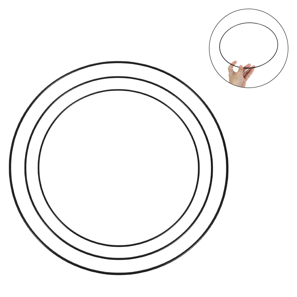 

9 Pcs Handmade Garland Hoop Florist Wreath Rings Floral Metal Hoops Wire Frame Craft