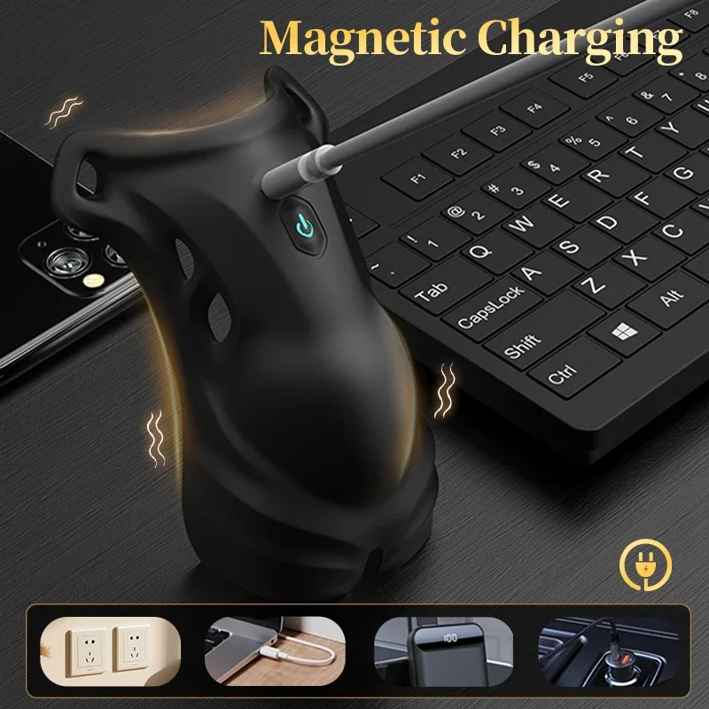 Wearable Penis Training Vibrator Profile Bulge Enhancer Confidence Booster Male Mastubator Panty Vibe for Men 9 Vibration Modes 5