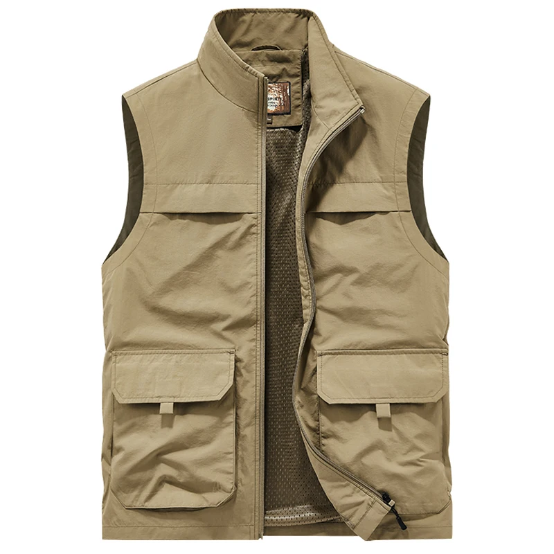 mens waistcoat Autumn winter New Men's Middle age business casual vest business casual vest M-3XL 4XL 5XL