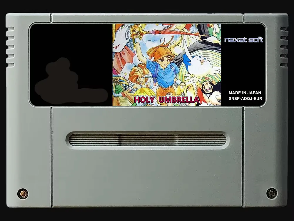 16Bit Games ** Holy Umbrella - Dondera no Mubou!! ( PAL EUR Version!! English Language!! )