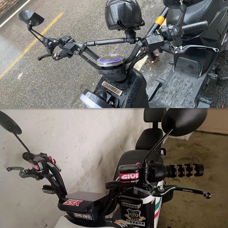 1 زوج العالمي CNC الألومنيوم قابل للتعديل والعتاد مزدوج مكبح قرصي دراجة نارية الفرامل رافعة مقبض لهوندا ياماها كاواساكي سوزوكي