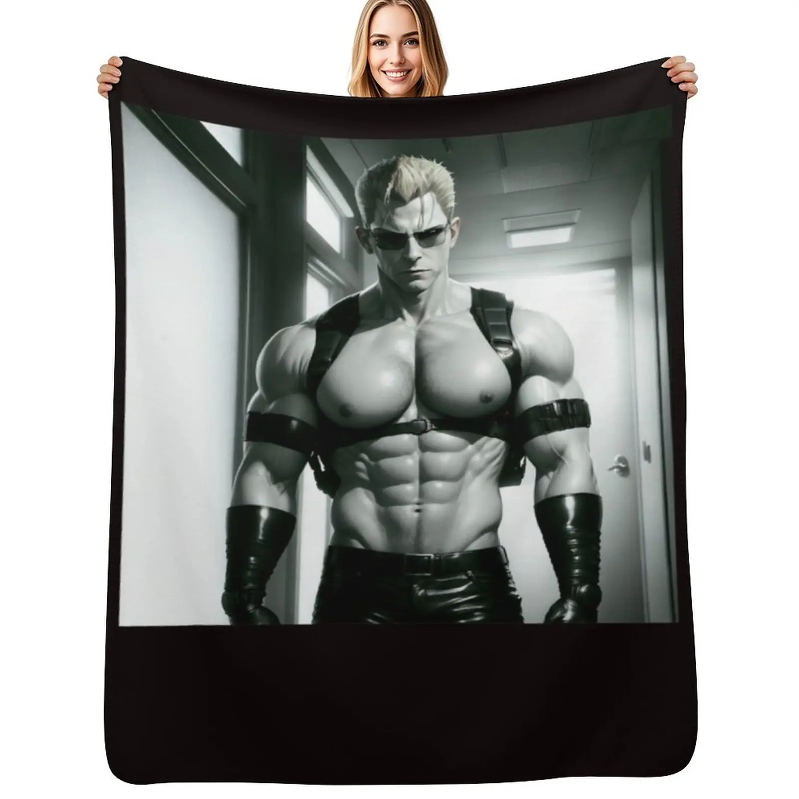 

Albert Wesker Hot Throw Blanket Reusable Durable Soft Blanket for All Seasons