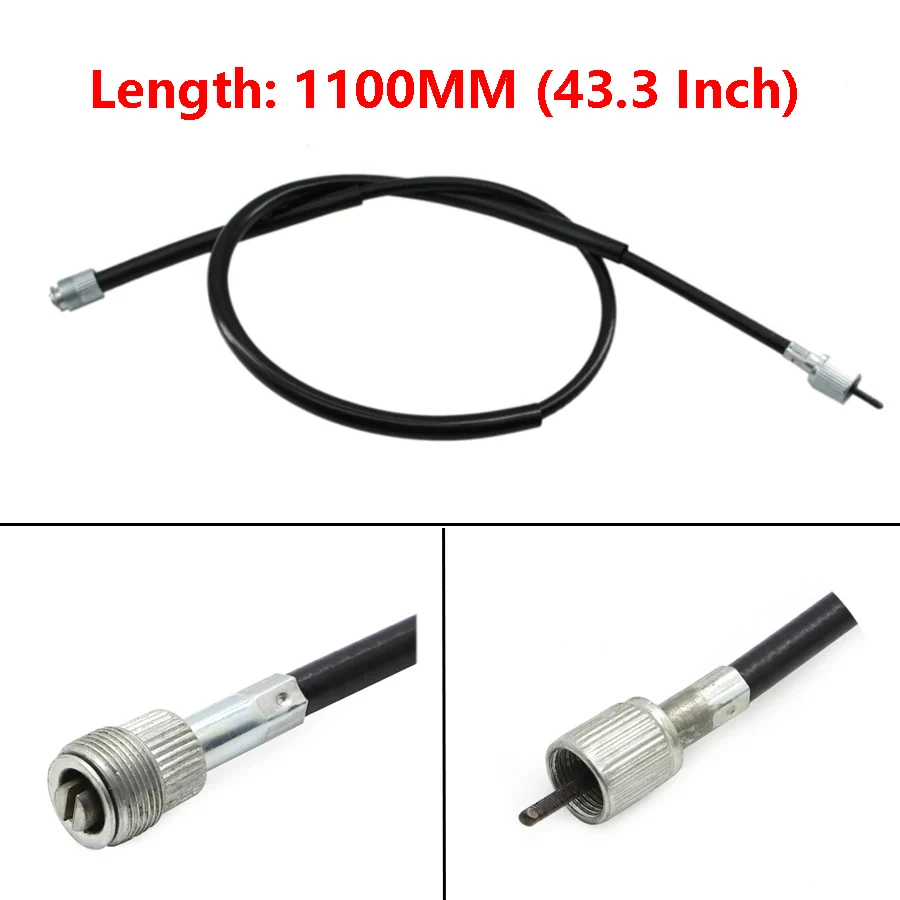 About 110CM Motorcycle Speedometer Cables Wires Motorbike Transmission Parts Mileage Line For Suzuki GN 250 GS550 650 1000