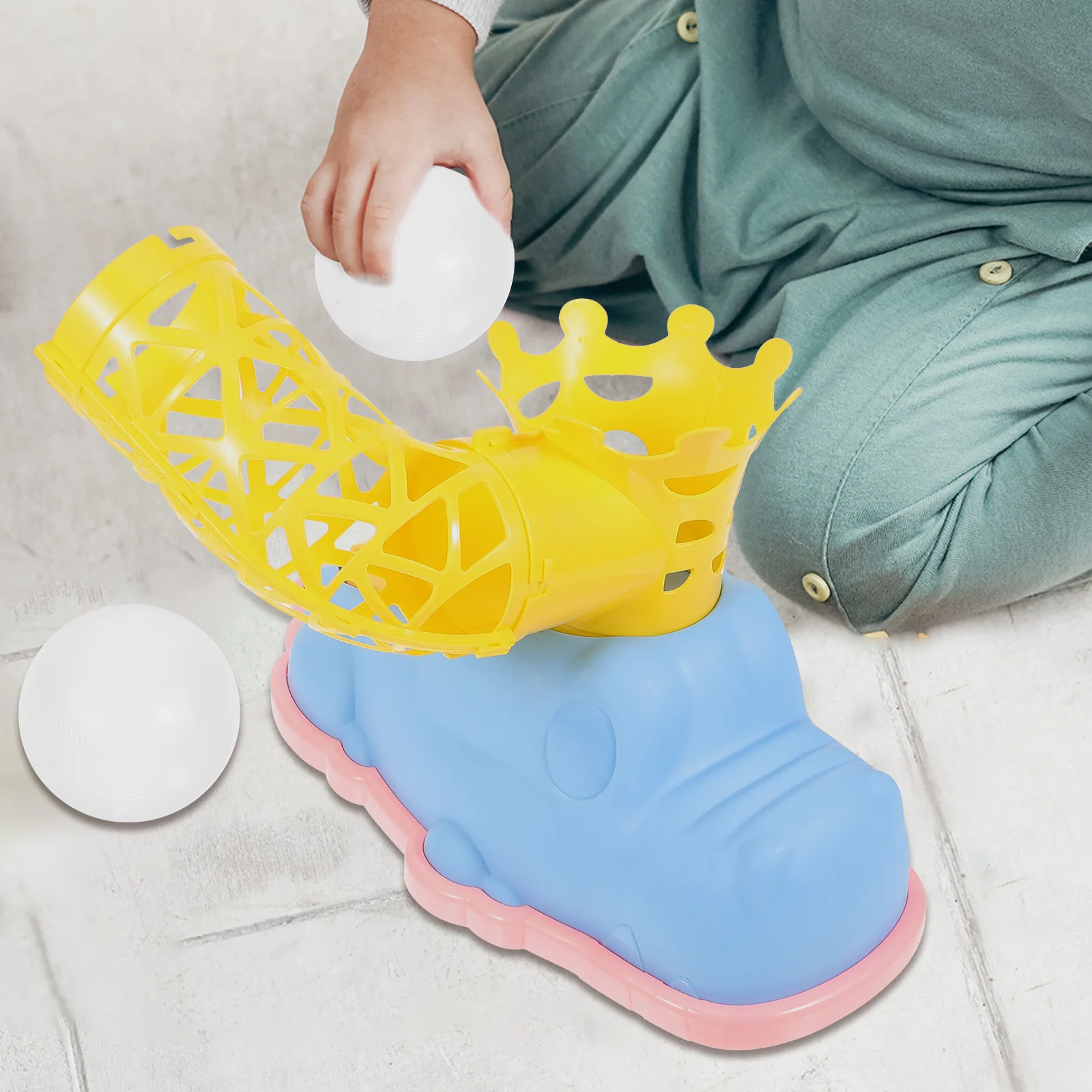 

Foot-stitching Baseball Suit Launcher Outdoor Toys for Kids Toddler Backyard Indoor Games