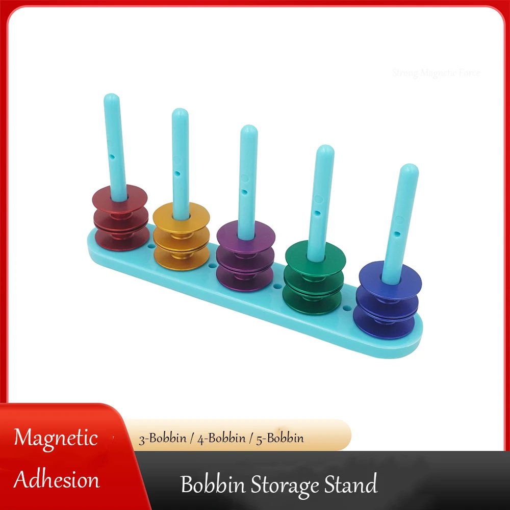 Magnetic Bobbin Storage Rack Sewing Machine Bobbin Holder Organizer for Garment Factories Tailor Shops Home Sewing Enthusiasts